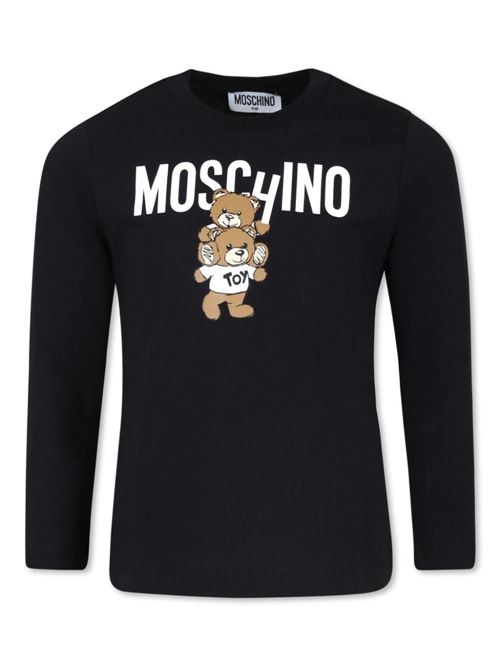 T-shirt maniche lunghe orsetti MOSCHINO KID-TEEN | HUO00WLAA0160100